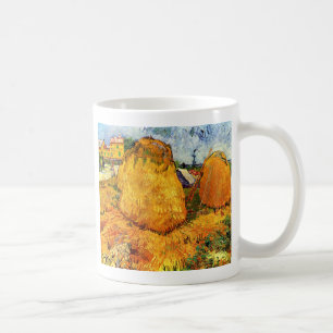 Vincent Van Gogh - Heuschober in der Provence Fine Kaffeetasse