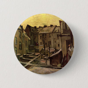 Vincent van Gogh, Hinterhof der alten Häuser, Antw Button