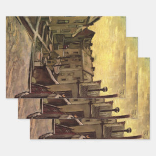 Vincent van Gogh, Hinterhof der alten Häuser, Antw Geschenkpapier Set