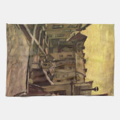 Vincent van Gogh, Hinterhof der alten Häuser, Antw Geschirrtuch (Horizontal)