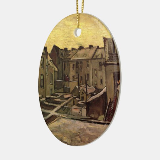 Vincent van Gogh, Hinterhof der alten Häuser, Antw Keramikornament (Links)