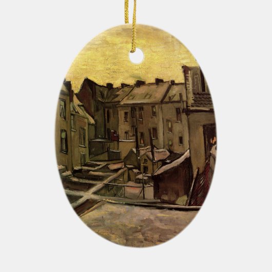 Vincent van Gogh, Hinterhof der alten Häuser, Antw Keramikornament (Hinten)