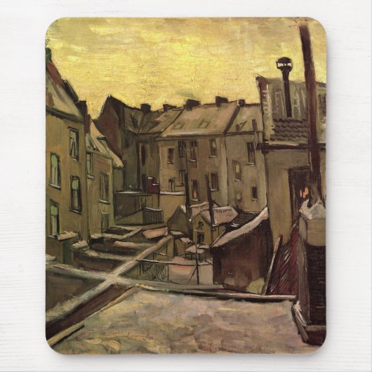Vincent van Gogh, Hinterhof der alten Häuser, Antw Mousepad (Vorne)