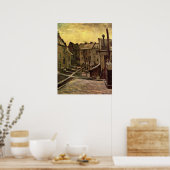Vincent van Gogh, Hinterhof der alten Häuser, Antw Poster (Küche)