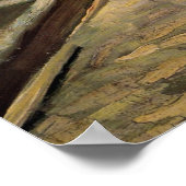 Vincent van Gogh, Hinterhof der alten Häuser, Antw Poster (Ecke)