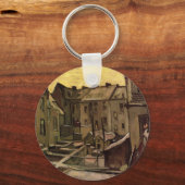 Vincent van Gogh, Hinterhof der alten Häuser, Antw Schlüsselanhänger (Vorderseite)