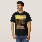 Vincent van Gogh, Hinterhof der alten Häuser, Antw T-Shirt (Vorne ganz)