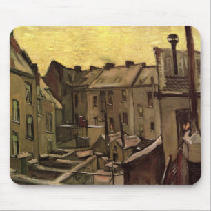 Vincent van Gogh, Hinterhöfe alter Häuser, Antwerp Mousepad