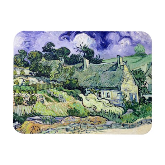 Vincent van Gogh | Hütte in Cordeville Magnet (Horizontal)