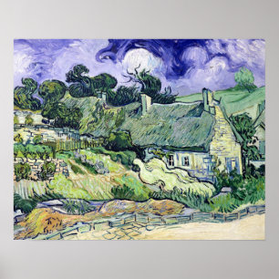 Vincent van Gogh Hütte in Cordeville Poster