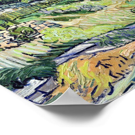 Vincent van Gogh | Hütte in Cordeville Poster (Ecke)