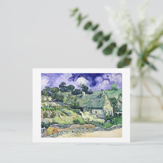 Vincent van Gogh | Hütte in Cordeville Postkarte (Stehend Vorderseite)