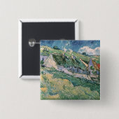 Vincent van Gogh | Hütten bei Auvers-sur-Oise Button (Vorne & Hinten)