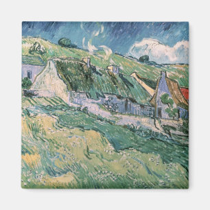Vincent van Gogh   Hütten bei Auvers-sur-Oise Magnet
