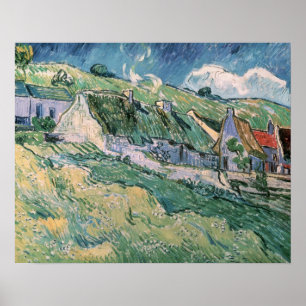 Vincent van Gogh   Hütten bei Auvers-sur-Oise Poster