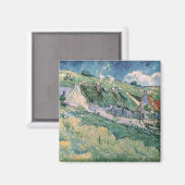 Vincent van Gogh | Hütten in Auvers-sur-Oise Magnet (Vorderseite/Rückseite)