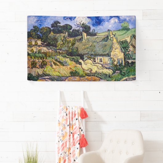 Vincent Van Gogh - Hütten in Cordeville Banner (Insitu)