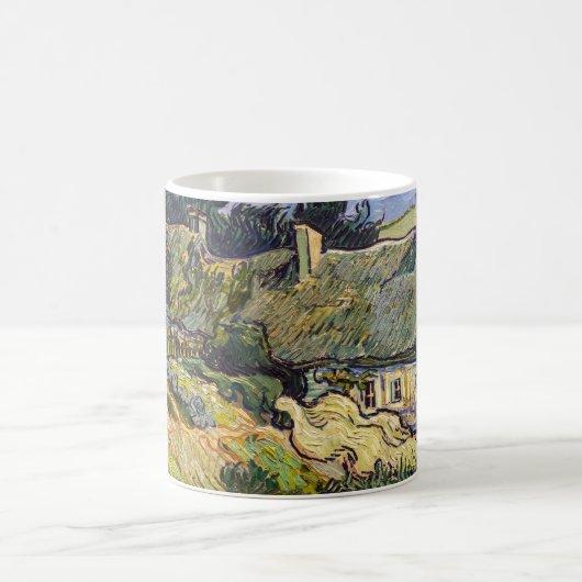 Vincent Van Gogh - Hütten in Cordeville Kaffeetasse (Mittel)