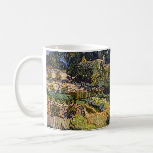 Vincent Van Gogh - Hütten in Cordeville Kaffeetasse (Links)