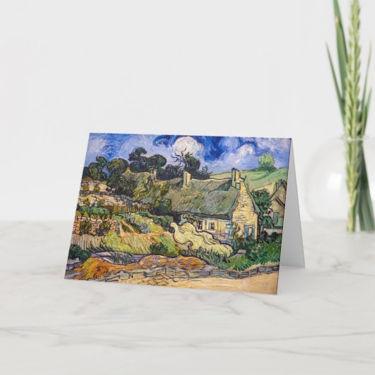 Vincent Van Gogh - Hütten in Cordeville Karte (Vorderseite)