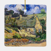 Vincent Van Gogh - Hütten in Cordeville Keramikornament (Rückseite)