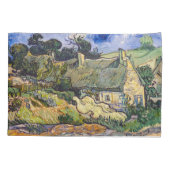 Vincent Van Gogh - Hütten in Cordeville Kissenbezug (Rückseite)
