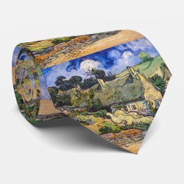 Vincent Van Gogh - Hütten in Cordeville Krawatte