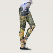 Vincent Van Gogh - Hütten in Cordeville Leggings (Rechts)