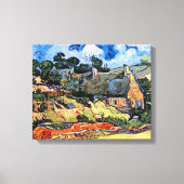 Vincent Van Gogh - Hütten in Cordeville Leinwanddruck (Vorderseite)