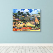 Vincent Van Gogh - Hütten in Cordeville Leinwanddruck (Insitu (Holzboden))