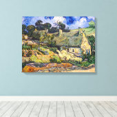 Vincent Van Gogh - Hütten in Cordeville Leinwanddruck (Insitu (Holzboden))
