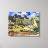 Vincent Van Gogh - Hütten in Cordeville Leinwanddruck (Vorderseite)
