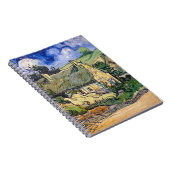 Vincent Van Gogh - Hütten in Cordeville Notizblock (Rechte Seite)