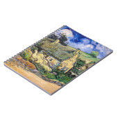 Vincent Van Gogh - Hütten in Cordeville Notizblock (Linke Seite)