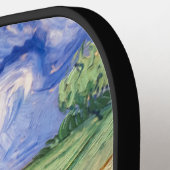 Vincent Van Gogh - Hütten in Cordeville Pickleball Schläger (Linke Seite)