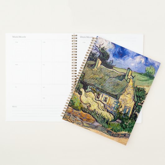 Vincent Van Gogh - Hütten in Cordeville Planer (Anzeige)