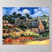 Vincent Van Gogh - Hütten in Cordeville Poster (Vorne)
