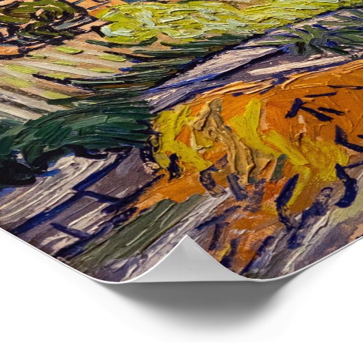 Vincent Van Gogh - Hütten in Cordeville Poster (Ecke)