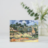 Vincent van Gogh - Hütten in Cordeville Postkarte (Stehend Vorderseite)
