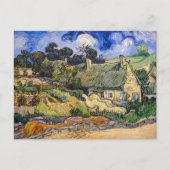 Vincent Van Gogh - Hütten in Cordeville Postkarte (Vorderseite)