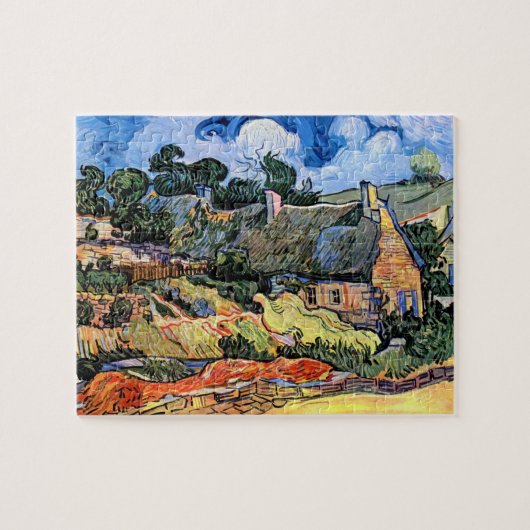 Vincent Van Gogh - Hütten in Cordeville Puzzle (Horizontal)