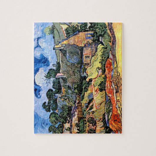 Vincent Van Gogh - Hütten in Cordeville Puzzle (Vertikal)