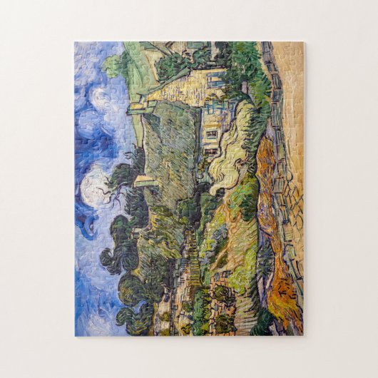 Vincent Van Gogh - Hütten in Cordeville Puzzle (Vertikal)