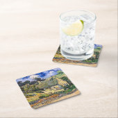 Vincent Van Gogh - Hütten in Cordeville Rechteckiger Pappuntersetzer (Vor Ort)