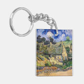 Vincent Van Gogh - Hütten in Cordeville Schlüsselanhänger (Vorderseite links)