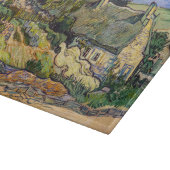 Vincent Van Gogh - Hütten in Cordeville Schneidebrett (Ecke)