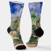 Vincent Van Gogh - Hütten in Cordeville Socken (Gewinkelt)