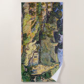 Vincent Van Gogh - Hütten in Cordeville Strandtuch (Vorderseite)