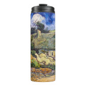 Vincent Van Gogh - Hütten in Cordeville Thermosbecher (Vorderseite)