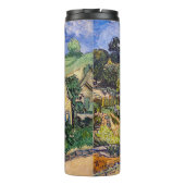 Vincent Van Gogh - Hütten in Cordeville Thermosbecher (Rückseite)
